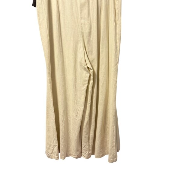 Vince Camuto Ivory Linen Blend Wide Leg Pants Size L  pants. NWT - Picture 10 of 12
